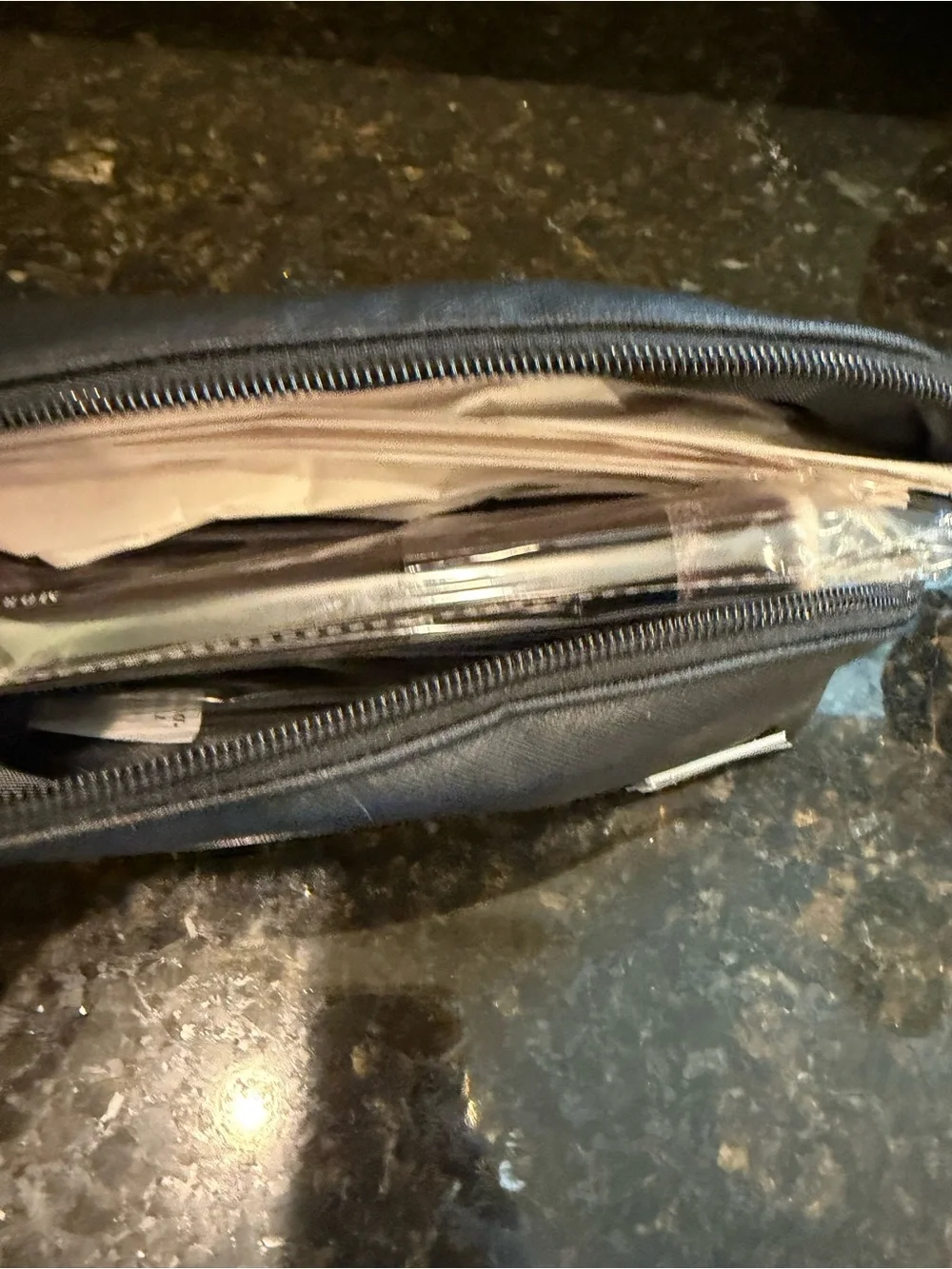Morphe Black Textured Brush Bag